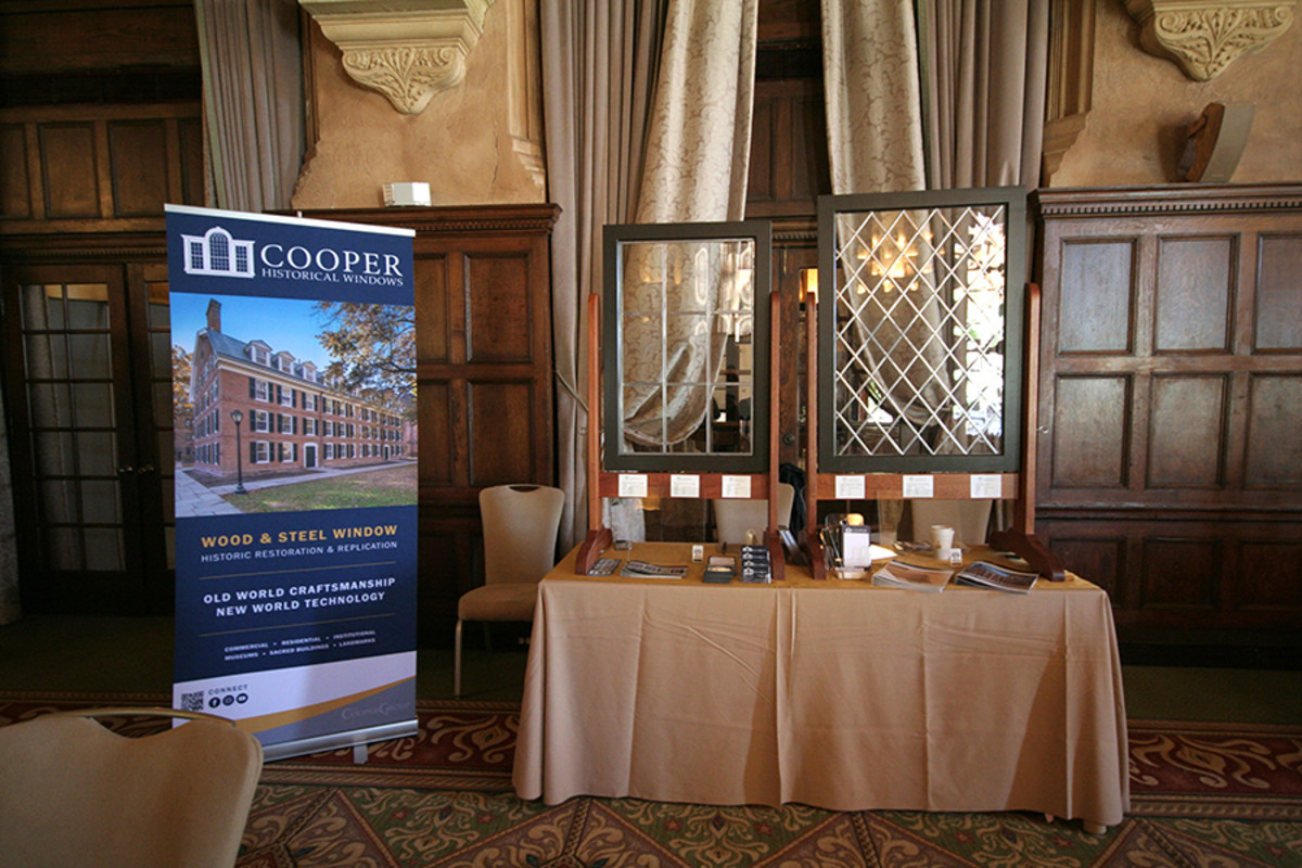 Cooper Historical Windows' display at the Traditional Building Conference